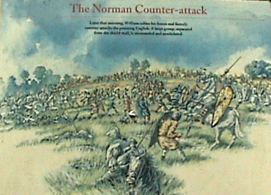 The Normans counter attack