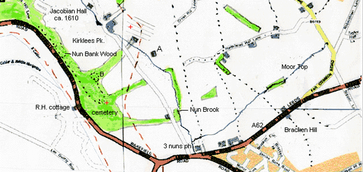 Map of Kirklees Park