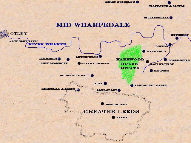 Midgley settlement 1600's-1900's mid-Wharfedale